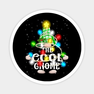 The Cool Gnome Christmas Matching Family Shirt Magnet